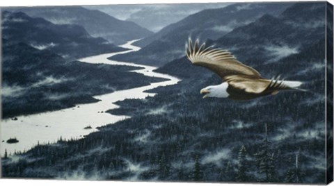 Framed On The Silent Wings Of Freedom Print