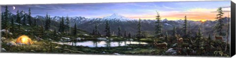 Framed Camping Out Print