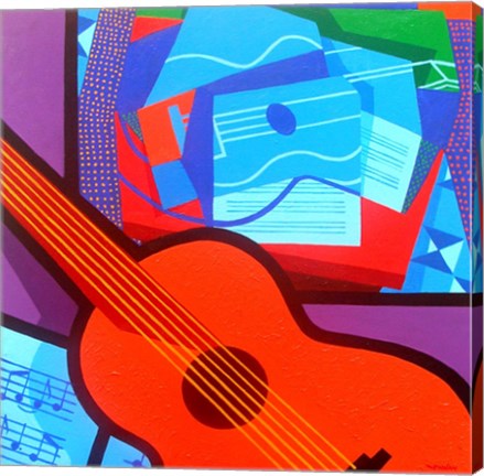 Framed Homage To Juan Gris Print