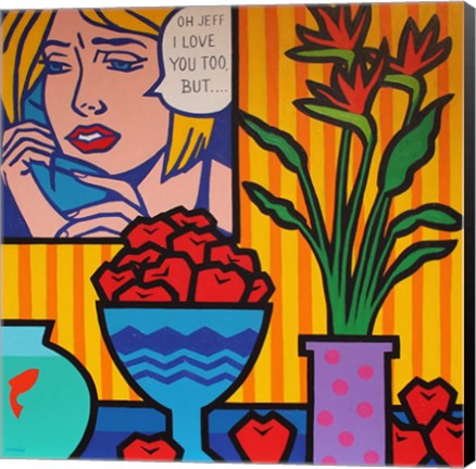 Framed Homage To Lichtenstein And Wesselman Print