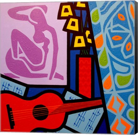 Framed Homage To Matisse 11 Print