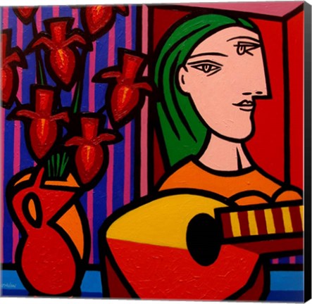 Framed Homage To Picasso 2 Print