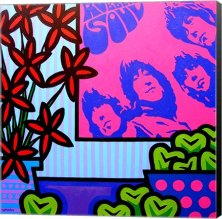 Framed Stil Llife With The Beatles Print