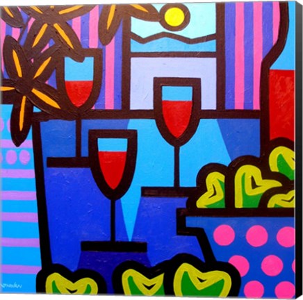 Framed Still Life At Window Print