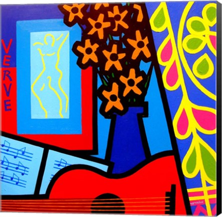 Framed Still Life With Matisses Verve Print