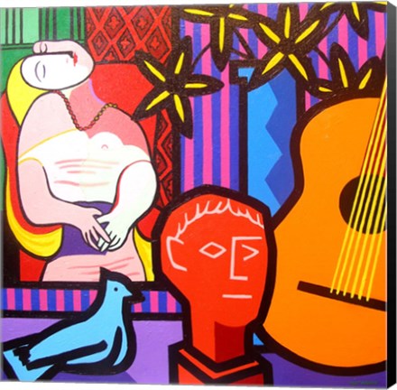 Framed Still Life With Picassos Dream Print