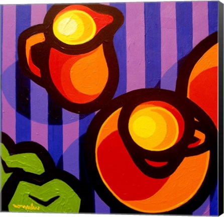 Framed Tea And Apples Print