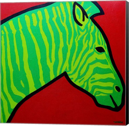 Framed Irish Zebra Print