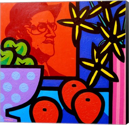 Framed Still Life With James Joyce Print