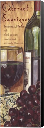 Framed Cabernet Sauvignon Print