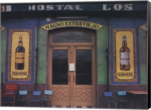 Framed Hostal, Seville, Spain Print