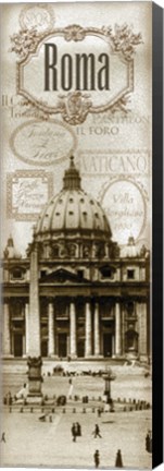 Framed Memories Of Rome Print