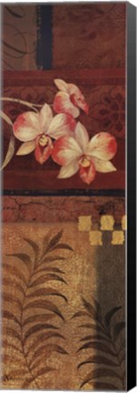 Framed Martinique Orchids I Print