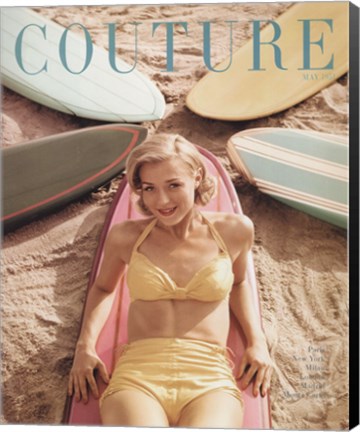 Framed Couture May 1951 Print