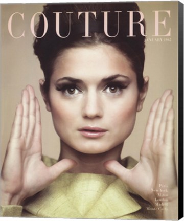 Framed Couture January 1962 Print
