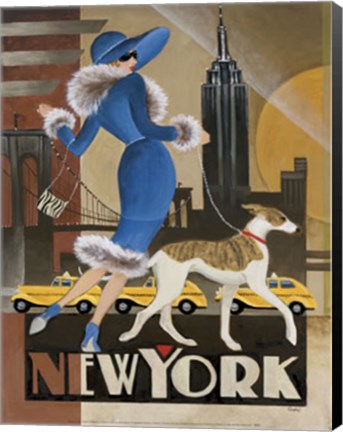 Framed New York Style Print