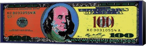 Framed Pop Currency 100 Print