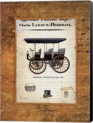 Framed Morrison-Sturgis 1890 Print