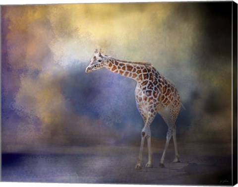 Framed Let The Sun Shine In Giraffe Print