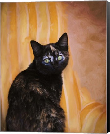 Framed Royal Kitten Print