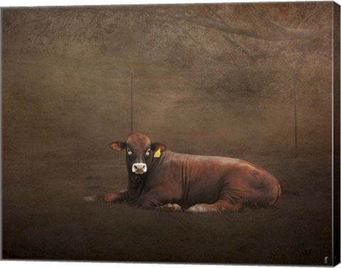 Framed Tag Number 1121 Print