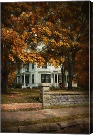 Framed Diamond In Autumn Print