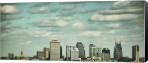 Framed Downtown Nashville After Sunrise Print