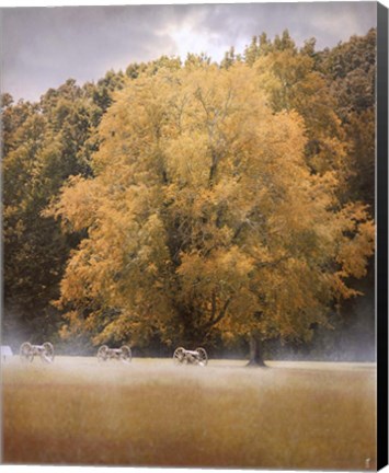 Framed Morning On The Battlefield Print