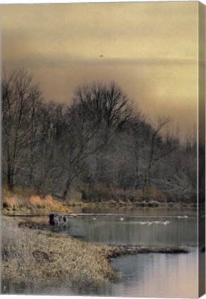 Framed Sunrise At The Blind Print