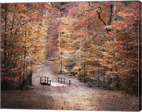 Framed Little Blue Bridge Print