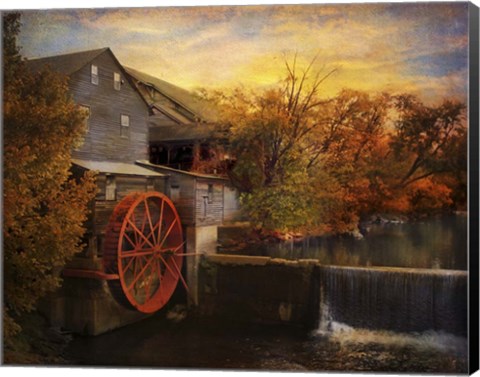 Framed Old Mill Print