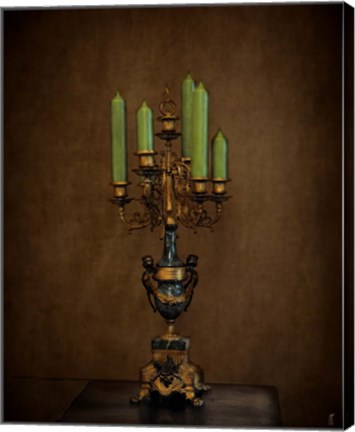 Framed Candelabra Still Life Print