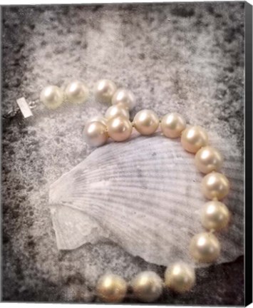 Framed Vintage Pearls Print