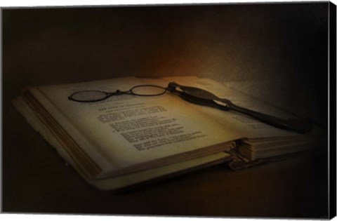 Framed Evening Reading Print