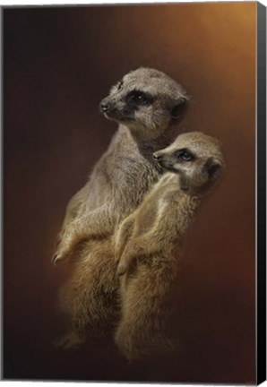 Framed Standing At Attention Print