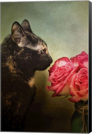 Framed Stop And Smell The Flowers Print