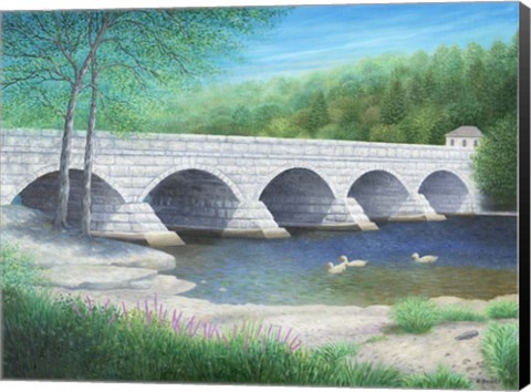 Framed Serene Waters Print