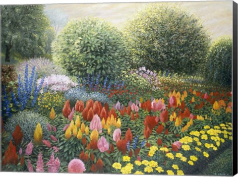 Framed Ornamental Garden Print