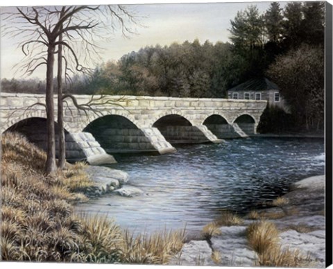 Framed Pakenham Bridge Print