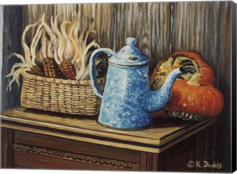 Framed Autumn Corn Print