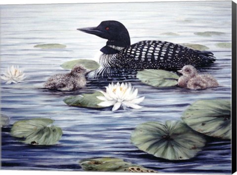 Framed In the Lilies Print