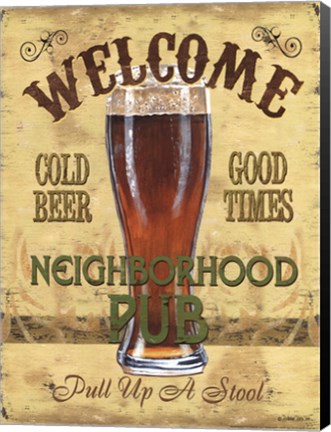 Framed Neighborhood Pub Print