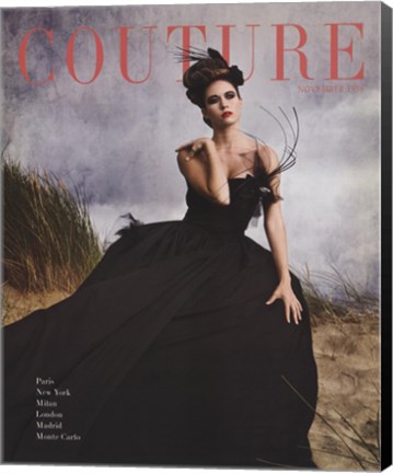 Framed Couture November 1959 Print