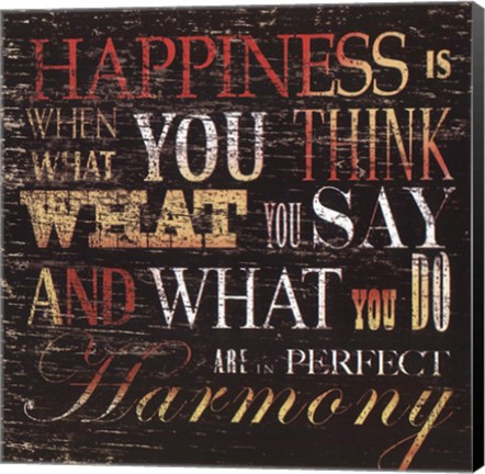 Framed Transit Harmony In Rust Print