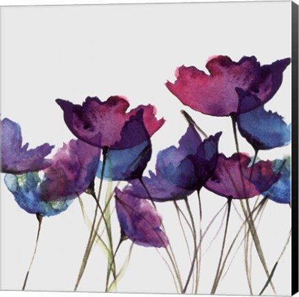 Framed Watercolor Garden 2 Print