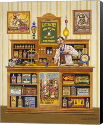 Framed Apothecary Print