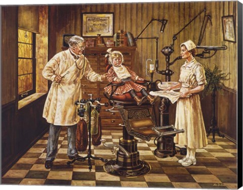 Framed Dentist Office Print