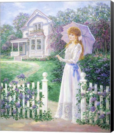 Framed Lilac Time Print