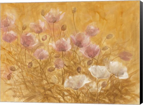 Framed Irises III Print