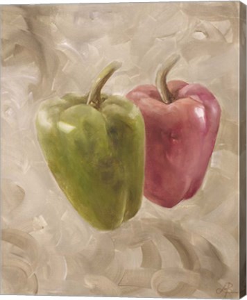 Framed Sweet Peppers I Print